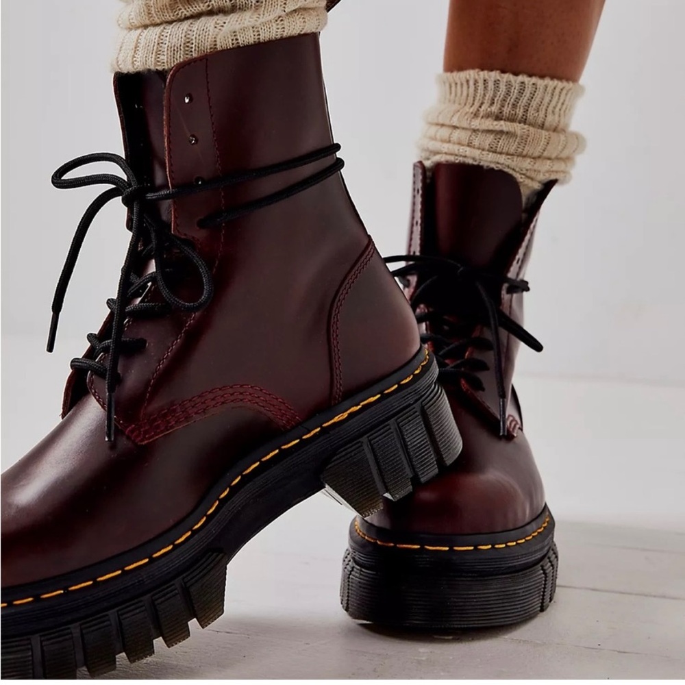 BRAND NEW Size 6 Doc Martens Audrick 8i Platform Boots in Charro